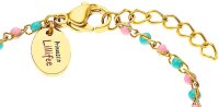 Prinzessin Lillifee 2033365 Pulsera multicolor con colgantes de corazoncitos de acero inoxidable