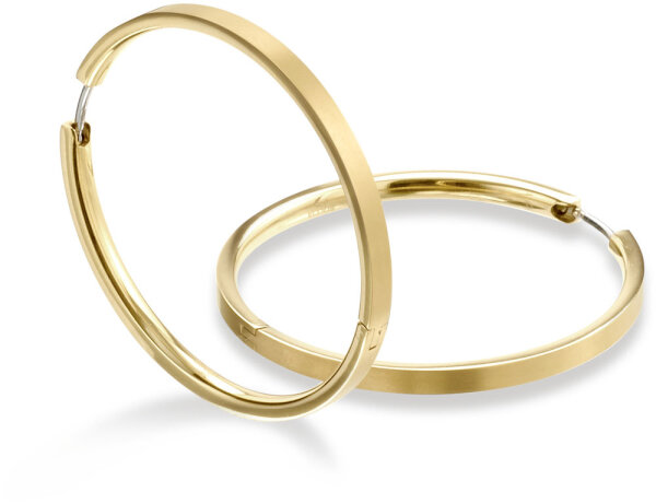 Pendientes de titanio puro chapados en oro – Boccia Jewelry Modell: 0508-09