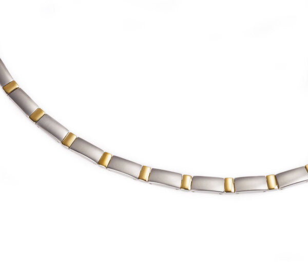 Collar de titanio puro chapado en oro – Boccia Jewelry Modell: 0845-02