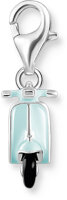 Charm colgante 3D vespa vintage - 925 plata esterlina