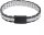 Pulsera de eslabones de acero inoxidable plateado/negro - Tommy Hilfiger Modell: 2790503