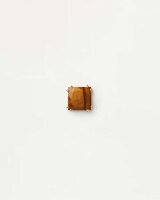 Suki Pendiente individual con piedra preciosa - 18K chapado en oro