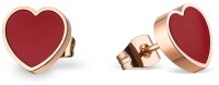 Pendientes de acero inoxidable en forma de corazón...