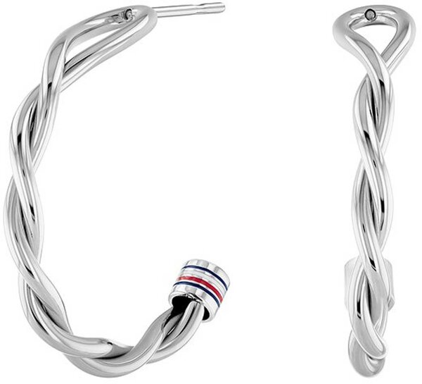 Aros retorcidos de acero inoxidable - Tommy Hilfiger Modell: 2780686