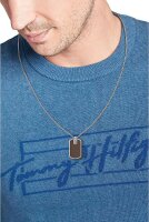 Cadena veneciana con colgante de cuero - Tommy Hilfiger...