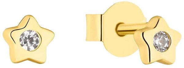 Pendientes tipo botón de estrella con piedra - s.Oliver Jewelry Modell: 2034844