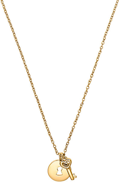 Collar con colgante de candado y llave - s.Oliver Jewelry Modell: 2032602