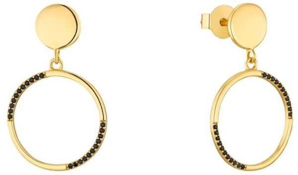 Pendientes tipo botón con colgante redondo - s.Oliver Jewelry Modell: 2034889