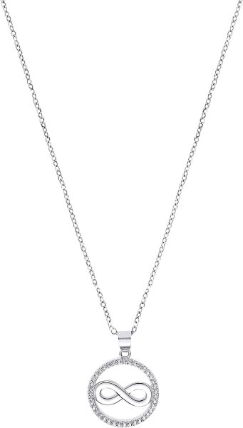 Collar con colgante de infinito dentro de un círculo - s.Oliver Jewelry Modell: 2032567