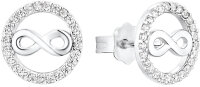 Pendientes tipo botón de infinito con piedras - s.Oliver Jewelry Modell: 2032570
