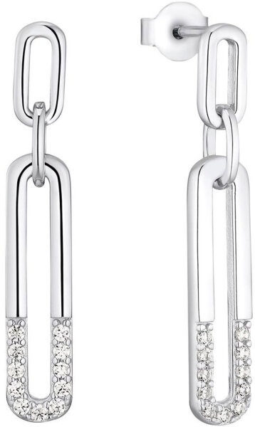 Pendientes colgantes ovalados con piedras - s.Oliver Jewelry Modell: 2033872