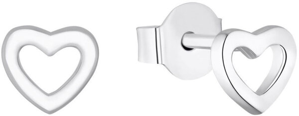 Pendientes infantiles tipo botón con corazón - s.Oliver Jewelry Modell: 2035516