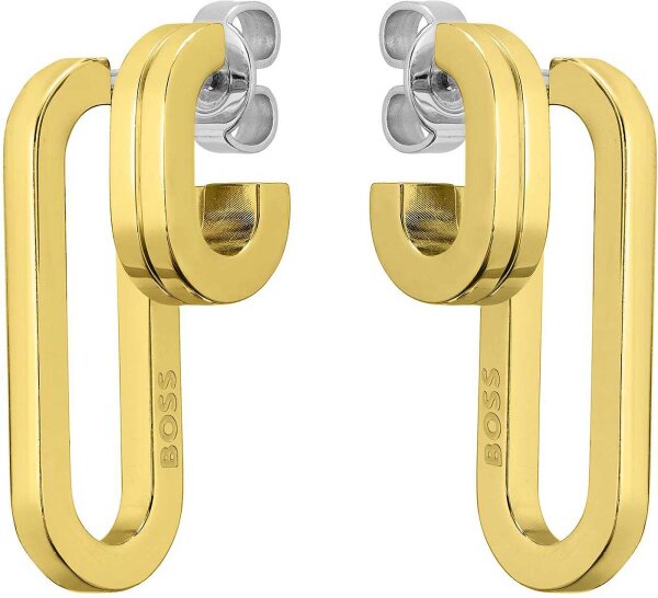 Boss Jewelry 1580325 - Aros de doble hilera HAILEY