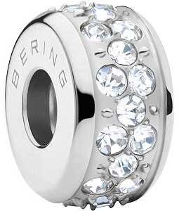 Charm de acero inoxidable con piedras - Bering Jewelry Modell: Glow-1