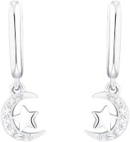 Prinzessin Lillifee 2035294 Pendientes colgantes de luna con estrella