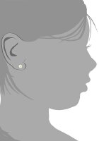 Prinzessin Lillifee 2035988 Pendientes tipo botón de margaritas