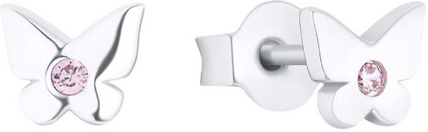 Prinzessin Lillifee 2035984 Pendientes tipo botón de mariposa con piedras