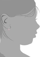 Prinzessin Lillifee 2035982 Pendientes colgantes con corazones y piedras