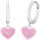 Prinzessin Lillifee 2035982 Pendientes colgantes con corazones y piedras