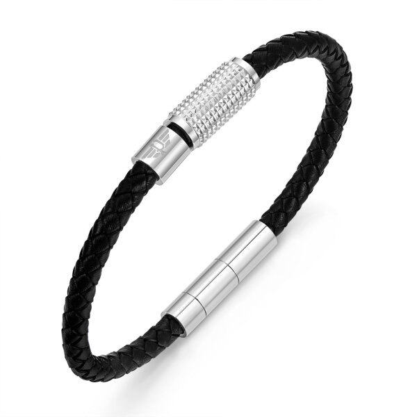 URBAN TEXTURE Pulsera de cuero trenzado - Police Modell: PEAGB0001110