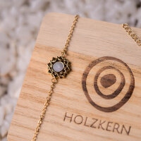 Composition Pulsera con colgante de nácar blanco - Holzkern Modell: Jewelry