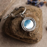 Zendala Pendientes colgantes con colgante redondo - Holzkern Modell: Jewelry