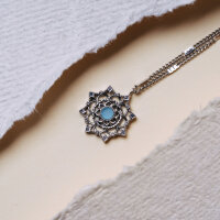 Aphonia Collar con colgante de copo de nieve - Holzkern Modell: Jewelry