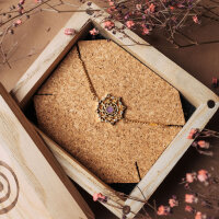 Aphonia Pulsera con colgante de copo de nieve - Holzkern...