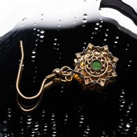 Aphonia Pendientes colgantes con motivo de copo de nieve - Holzkern Modell: Jewelry