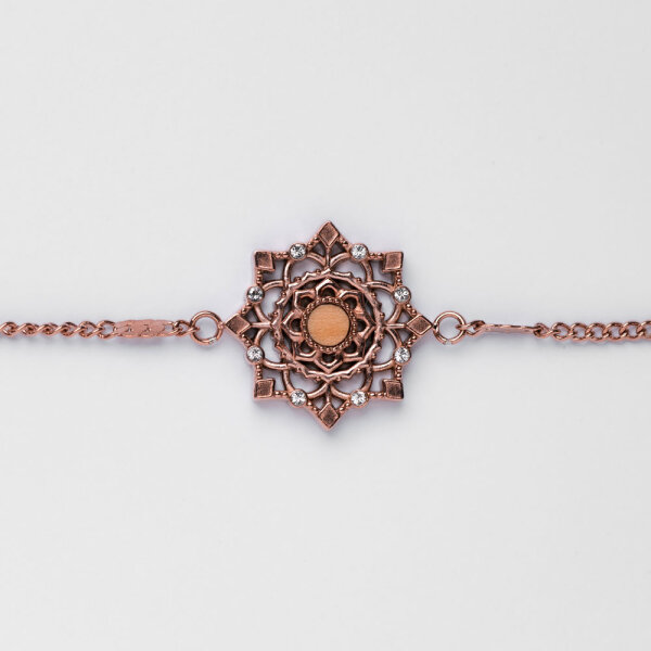 Aphonia Pulsera con colgante de copo de nieve - Holzkern Modell: Jewelry