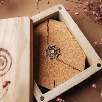 Aphonia Pulsera con colgante de copo de nieve - Holzkern Modell: Jewelry