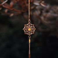 Aphonia Pulsera con colgante de copo de nieve - Holzkern Modell: Jewelry