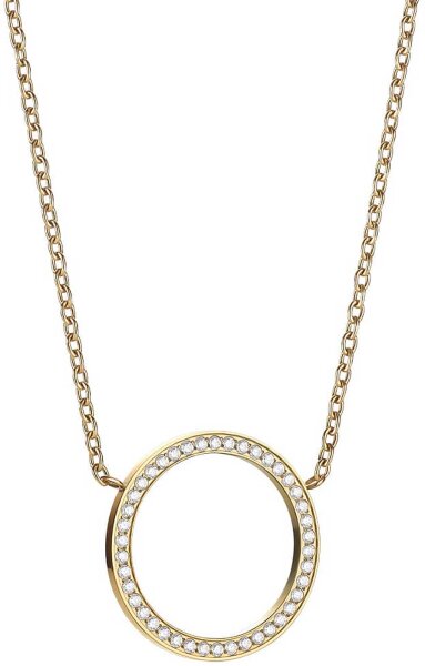Collar de acero inoxidable con colgante circular - Bering Jewelry modelo: 434-27-450