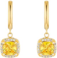 Aros con colgante de piedra - s.Oliver Jewelry modelo: 2037831