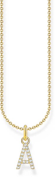 Collar con colgante letra A - Thomas Sabo modelo: KE2240-414-14