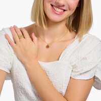 Collar con colgante circular de palmera - Thomas Sabo modelo: KE2204-471-7