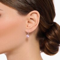 Pendientes colgantes con piedras rosas - Thomas Sabo modelo: H2287-051-9