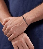 REVELRY pulsera gris con colgante - Police modelo: PEAGB0033303