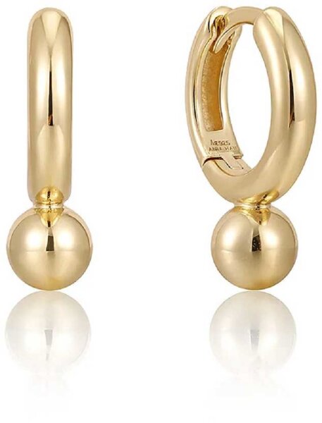 ANIA HAIE E045-02G aros con colgante de bolita