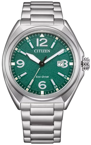 Citizen reloj de hombre modelo: AW1571-76X con Eco-Drive y esfera verde