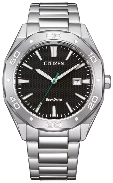 Citizen reloj de hombre modelo: BM7631-52E con esfera negra y brazalete de acero inoxidable