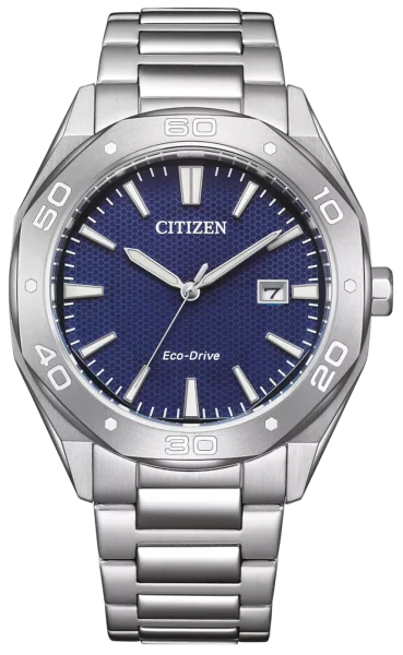 Citizen reloj de hombre modelo: BM7631-52L con esfera azul y brazalete de acero inoxidable