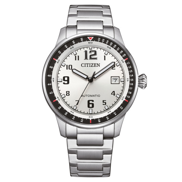 Citizen reloj de hombre modelo: NJ0190-51A con esfera blanca
