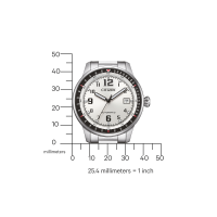 Citizen reloj de hombre modelo: NJ0190-51A con esfera blanca