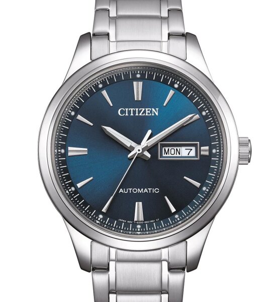 Citizen reloj de hombre modelo: NY4058-79LE con esfera azul y brazalete de acero inoxidable