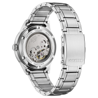 Citizen reloj de hombre modelo: NY4058-79XE con esfera verde y brazalete de acero inoxidable