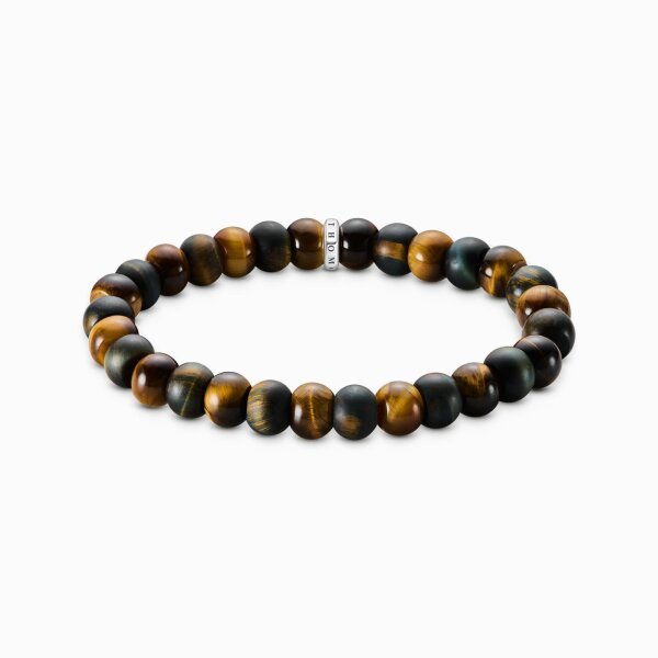 Beads Armband aus Tigerauge, Tigerauge blau-gold - Thomas Sabo Modell: A2196-826-2-L19