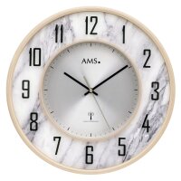 Reloj de pared AMS 5588 - Caja de plástico con...