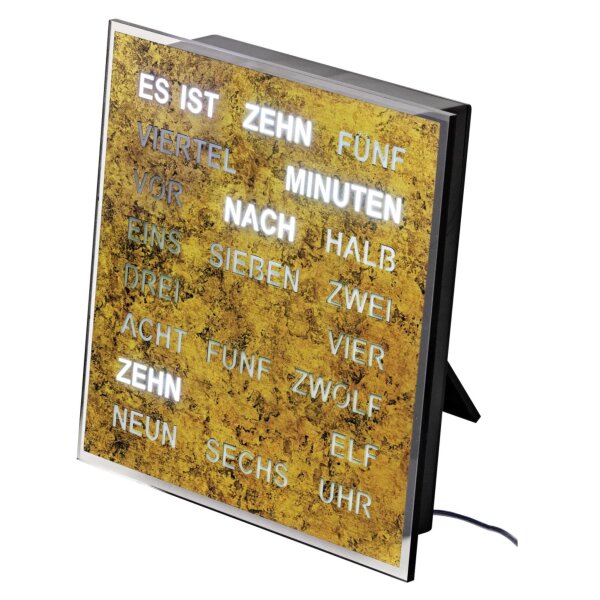 Reloj de mesa y pared AMS 1240 - Caja de plástico