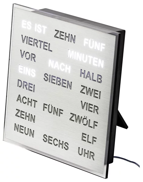 Reloj de mesa y pared AMS 1242 - Caja de plástico